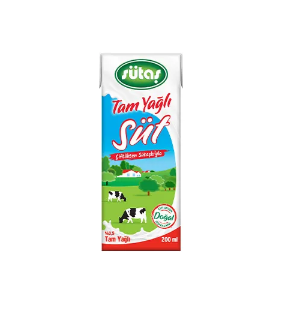 Sütaş Tam Yağlı Süt 200 ml