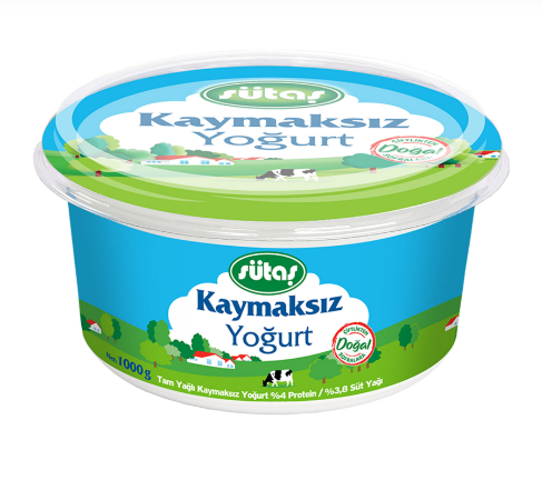 Sütaş Kaymaksız Yoğurt 1000 G