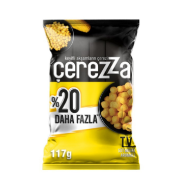 Çerezza TV Süt Mısırı Aromalı Mısır Çerezi Süper Boy 117 G