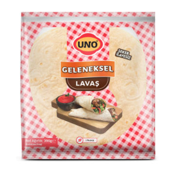Uno Geleneksel Lavaş 25 Cm 6'lı 390 G