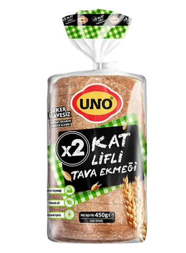 Uno  İki Kat Lifli Tava Ekmeği