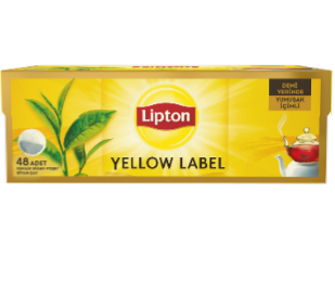 Lipton Yellow Label Demlik Poşet Çay 48'li 153 G