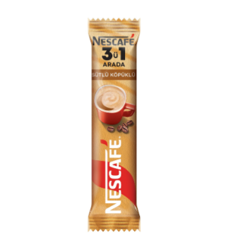 Nescafe 3'ü 1 Arada Sütlü Köpüklü 17,4 G