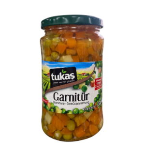 Tukaş Garnitür Konservesi Cam  560 g